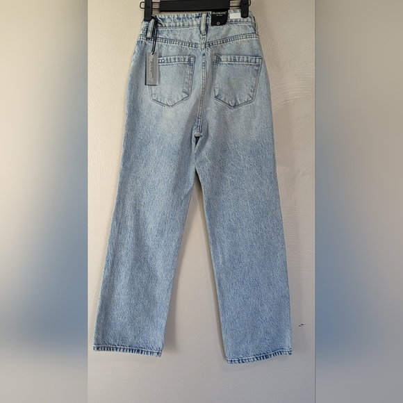 BLANK NYC Glam Paparazzi Embellished Jeans, Wide Leg, Button Fly, NWT! W24 - Picture 7 of 8